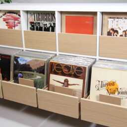 Ikea Kallax Vinyl Record Storage Drawers, Lp Cabinet Hack, Minimalist Music Insert Box - thumbnail 2