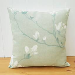 Laura Ashley Magnolia Grove Cushion Hedgerow Green/Sage On Both Sides Handmade With Zip Closure 16 - thumbnail 3