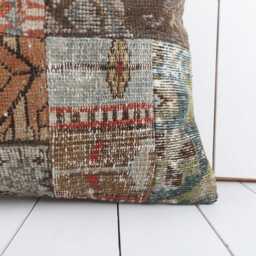 16x16 Kilim Pillow Cover Turkish Bohemian Cushion - thumbnail 2