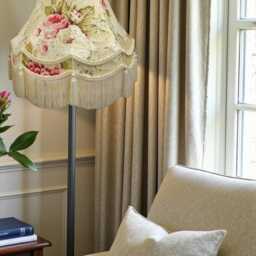 Handmade Chintz Floral Lampshade Scalloped Lampshade With Fringe - thumbnail 3