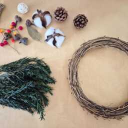 Make Your Own Christmas Wreath-Christmas Wreath Making Kit-Do It Yourself Starter Kit-Seasonal Decor - thumbnail 3