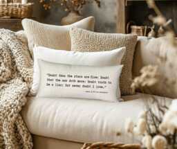 "Thought Pillow - ""But Never Doubt I Love." - thumbnail 1