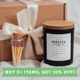 First Wedding Anniversary Candle Candles Gift Gifts 1st - thumbnail 1