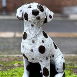 Outdoor Labrador Statue Concrete Dog Figurine Stone Pet Decoration Cement Memorial Dog Lover Gift Handmde Labrador Art - thumbnail 4