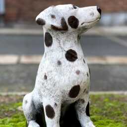 Outdoor Labrador Statue Concrete Dog Figurine Stone Pet Decoration Cement Memorial Dog Lover Gift Handmde Labrador Art - thumbnail 3