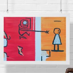 Ongo Gablogians Favorite Painting - Gablogian Print Its Always Sunny in Philadelphia Art Ango's Piece Tv Show - thumbnail 3