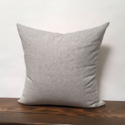 Color Block Linen Pillow Cover, Pink Gray Navy, Geometric Cushion - thumbnail 4