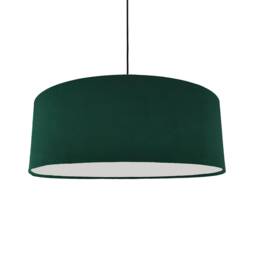 Extra Large Green Velvet Lampshade With Diffuser Ceiling Lightshade
