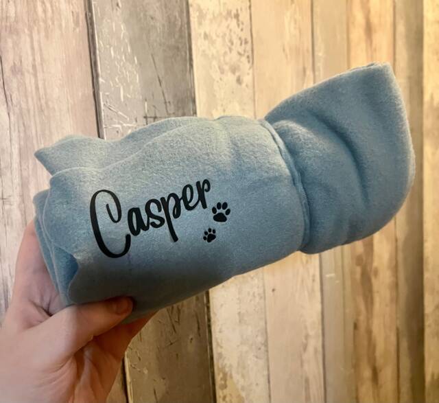 Personalised Pet Blanket - Pet Blanket Throw Cat Gift Puppy Bedding Dog - image 1