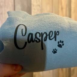 Personalised Pet Blanket - Pet Blanket Throw Cat Gift Puppy Bedding Dog - thumbnail 2