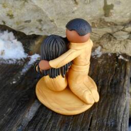 Miscarriage Couple Gift, Grieving Family Child Loss, Custom Sculpture, Pregnancy Loss, Sympathy Personal Baby Memorial - thumbnail 2