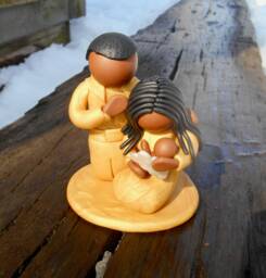 Miscarriage Couple Gift, Grieving Family Child Loss, Custom Sculpture, Pregnancy Loss, Sympathy Personal Baby Memorial