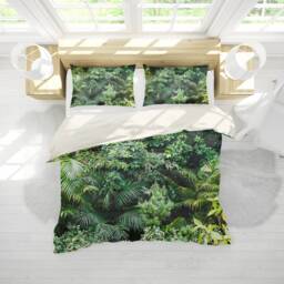 3D Tropical Leaf Bedding Set, Green Plant Doona Cover - thumbnail 2