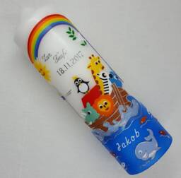 Baptism Candle Baptism Candles Noah's Ark - thumbnail 1