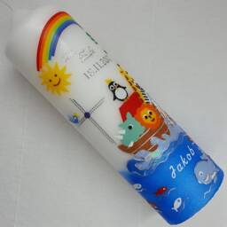 Baptism Candle Baptism Candles Noah's Ark - thumbnail 3