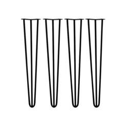 71cm Black Hairpin Legs Set Of 2 Or 4, Diy Furniture