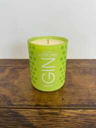 The Lakes Gin Bottle Candle - Lemongrass & Ginger Scented Soy Wax 90 Hours - thumbnail 1