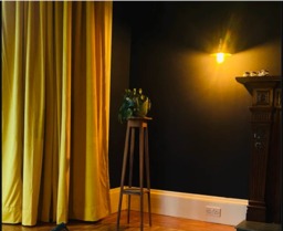 Mustard Velvet Curtains Drapes Custom Grommet Golden Bedroom Living Room - thumbnail 1