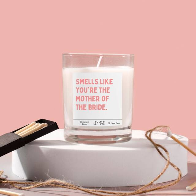 Mother Of Bride Gift. Candle. Brides Mother Candle Gift Set - image 1