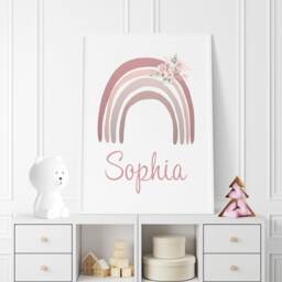 Personalized Ballet Nursery Art Prints Pink Ballerina Decor, Set Of 3 - thumbnail 3