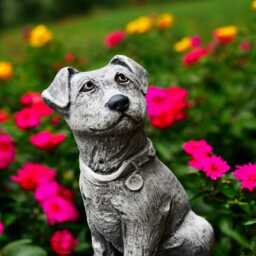Stone Jack Rassell Statue Concrete Guardian Dog Figurine Garden Terrier Sculpture Outdoor Yard Ornament Animal Lover Gift Lawn Decoration - thumbnail 4
