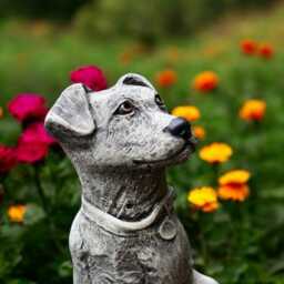 Stone Jack Rassell Statue Concrete Guardian Dog Figurine Garden Terrier Sculpture Outdoor Yard Ornament Animal Lover Gift Lawn Decoration - thumbnail 2