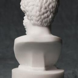 Marble Bust Of Lucius Verus Emperor Carved Greek Marble Statue Figurine Artist Sculpture - thumbnail 3