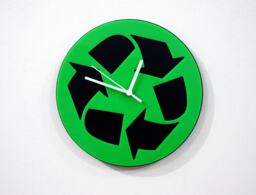 Recycle Green Wall Clock