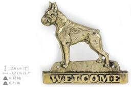 Boxer - Cropped, Dog Welcome, Hanging Decoration, Limited Edition, Artdog