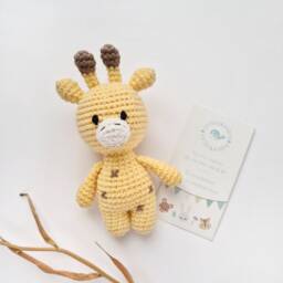 Crochet Safari Small Baby Animal Toys, Gifts For 1 Year Old Girl, Boy, Jungle Gift 6 Months - thumbnail 3