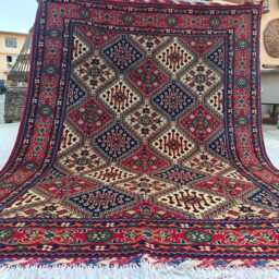 5x6.6 Ft Handmade Afghan Tribal Soft Carpet, Rug For Bedroom - thumbnail 2