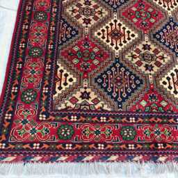 5x6.6 Ft Handmade Afghan Tribal Soft Carpet, Rug For Bedroom - thumbnail 3