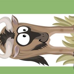 "Wall Sticker ""Gnu" - thumbnail 2