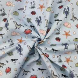 Custom Roman Blind - Emma Lawrence On The Shore Sky, Made To Measure Window Treatment - thumbnail 2