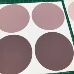 Mauve Polka Dot Wall Stickers Orchid Nursery Decor - Pack Of 40, 7cm - thumbnail 2