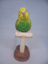 Custom Budgerigar Figurine Personalized Pet Portrait