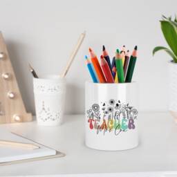 Personalised Teacher Pencil Holder, Gifts, Graduation Gift, Thank You Teacher, Teaching Assistant Nursery Worker Gift - thumbnail 2