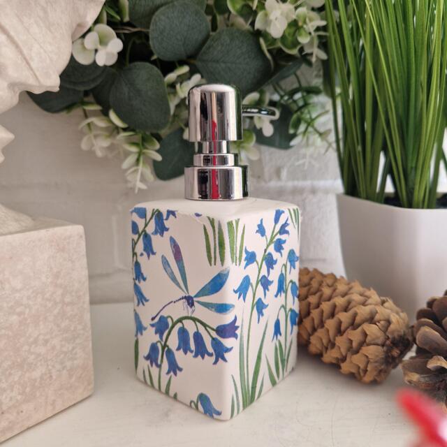 Various Gisela Graham Inspired Decoupaged Ceramic Soap Dispenser - image 1