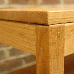 Long Cherry Two Shelf Shaker Style Side Table - thumbnail 2