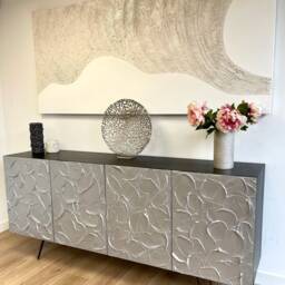 Large Contemporary Sideboard Silver - thumbnail 2
