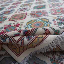 10x13 Ft Luxury Handmade Medallion Wool Rug, Afghan Brand New Kazak Area Farmhouse Bedroom Livingroom Office Decor Rug - thumbnail 4