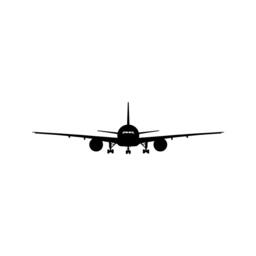 Airplane Wall Decal, Vinyl, Sticker, Airbus, Aviation - Available in Different Sizes & Colors - thumbnail 2