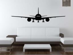 Airplane Wall Decal, Vinyl, Sticker, Airbus, Aviation - Available in Different Sizes & Colors - thumbnail 1
