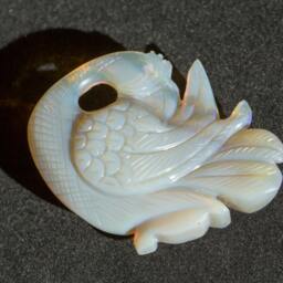 Phoenix Opal Carving Purple Jelly - 30.9 Grams +150 Cts - thumbnail 3