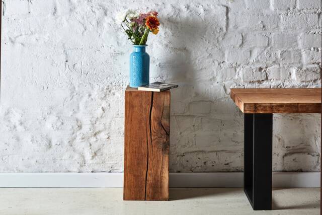 Wooden Block Oak 20 X/Solid Wooden Side Table Decorative Column - image 1