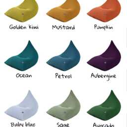 Knitted Cotton Kids Bean Bag Chair Scandinavian Style - thumbnail 4