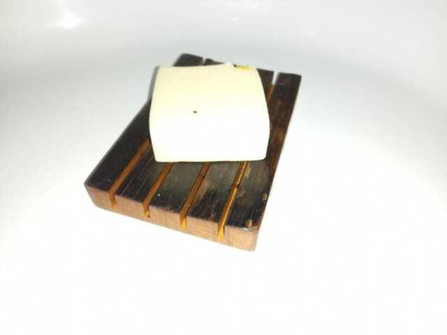 Soap Dish With Drainage Hole, Reclaimed Wood Bathroom Decor, Handmade Wooden Holder & Storage Tray For Shower - image 1