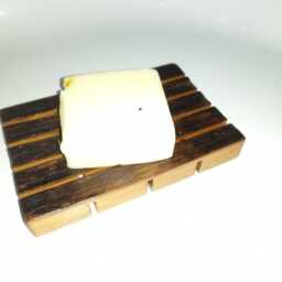 Soap Dish With Drainage Hole, Reclaimed Wood Bathroom Decor, Handmade Wooden Holder & Storage Tray For Shower - thumbnail 3