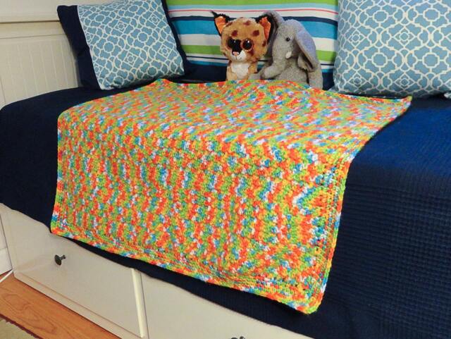 Baby Blanket - Colorful & Gender Neutral, Handmade - image 1