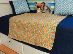 Baby Blanket - Colorful & Gender Neutral, Handmade